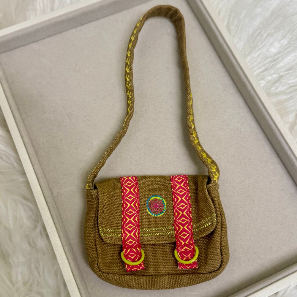 American Girl GOTY 2016 Lea Clark Messanger Bag Tote Purse Doll Size Embroidered